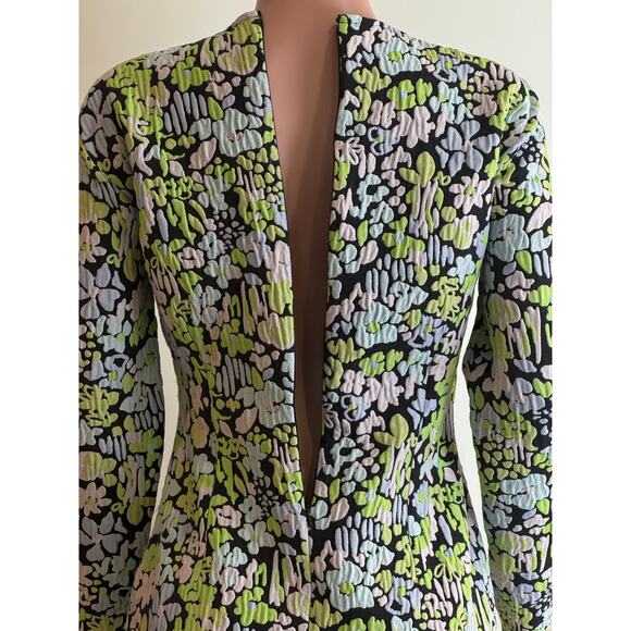 Stine Goya Lecce Mini Dress Womens S Black Multicolor Floral Jacquard Knit - Picture 6 of 13